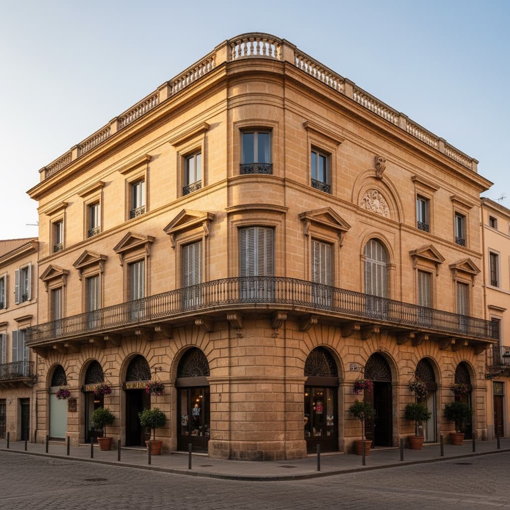 Architectural wireframe